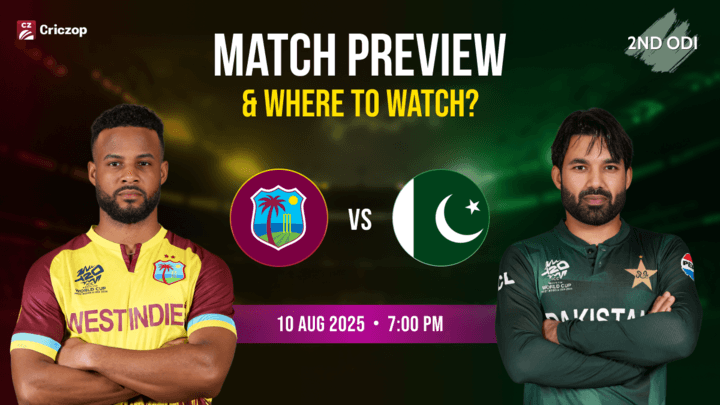 WI vs PAK - 2nd ODI : Match Preview